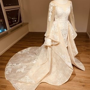 Custom wedding dress classy 4/6